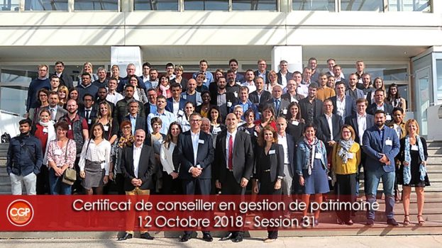 Certificat de conseiller en gestion de patrimoine – Session 31